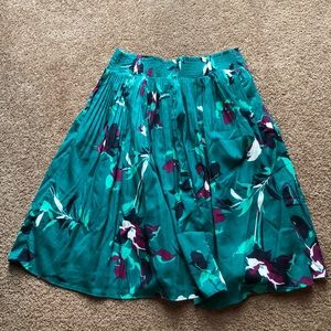 Floral Circle Midi Skirt